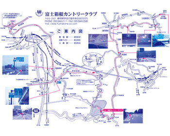 富士箱根カントリークラブ地図